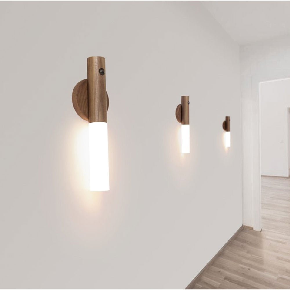 1Pc LED USB Wireless Wood Stick Night Light Motion Sensor - ESSENTIALS365