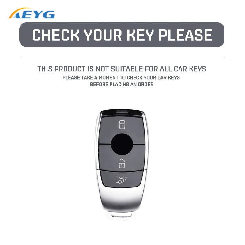 Carbon Fiber Car Key Case Cover For Mercedes Benz A C E S G GLS CLA Class W213 W177 W205 W222 X167 W176 AMG Accessories