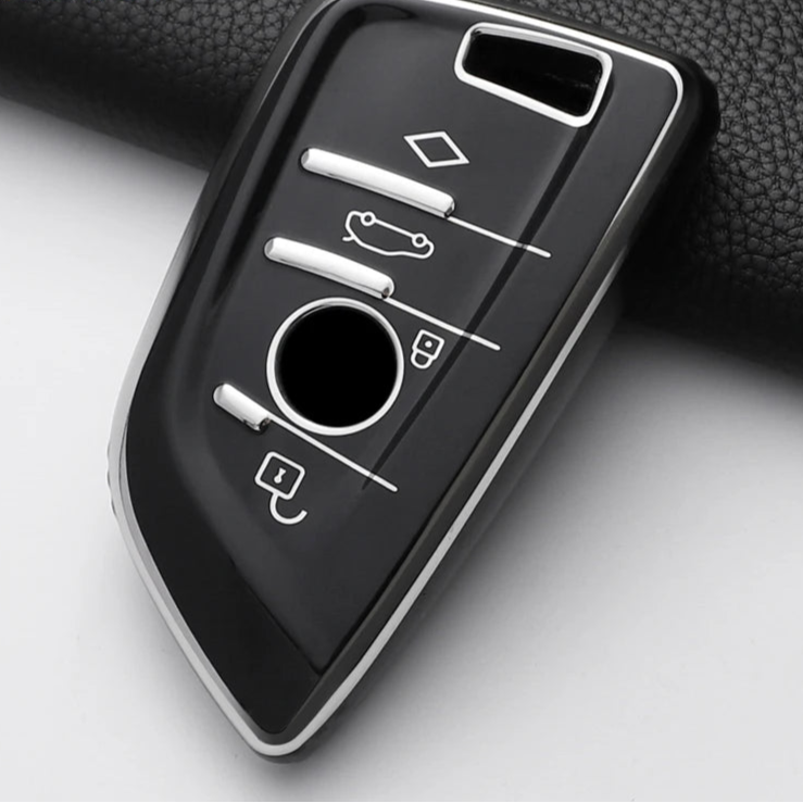 BMW Car Remote Key Case Cover Fob For X1 X3 X4 X5 X6 F15 F16 G30 3 5 7 Series G11 F48 Accessories Keychain