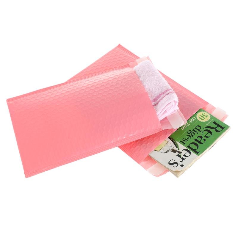 100pcs Bubble Mailers Padded Envelopes Pearl film Gift Present Mail Envelope Bag For Book Magazine Lined Mailer Self Seal Pink - ESSENTIALS365