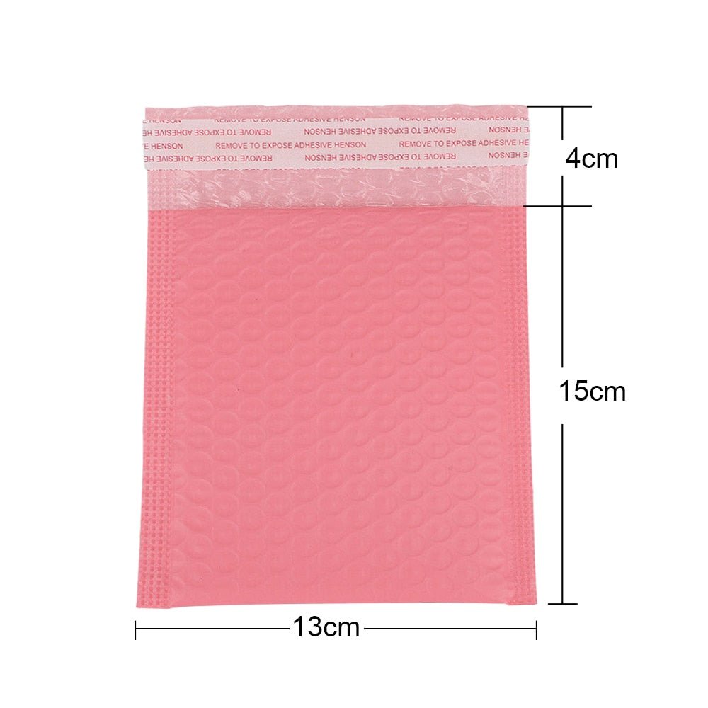 100pcs Bubble Mailers Padded Envelopes Pearl film Gift Present Mail Envelope Bag For Book Magazine Lined Mailer Self Seal Pink - ESSENTIALS365