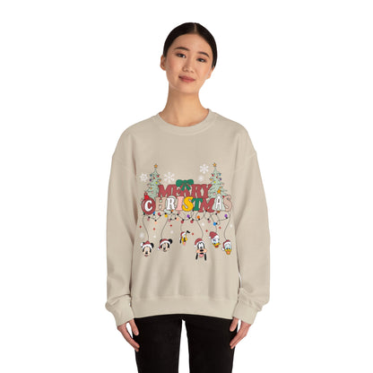 Mickey Merry Christmas Unisex Heavy Blend™ Crewneck Sweatshirt