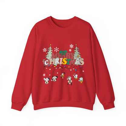 Mickey Merry Christmas Unisex Heavy Blend™ Crewneck Sweatshirt