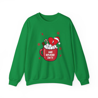 Bad Bunny Christmas Sweatshirt, Retro Vintage Bad Bunny Shirt, Una Navidad Sin Ti Sweatshirt, Pop Music lover Gift,Bad Bunny Xmas Gifts Tees