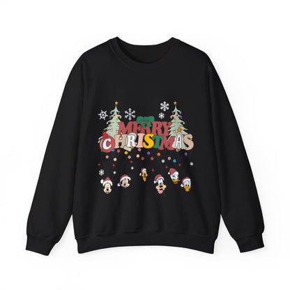 Mickey Merry Christmas Unisex Heavy Blend™ Crewneck Sweatshirt