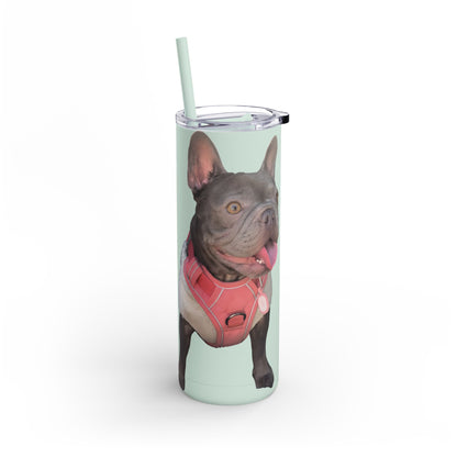 Cute Frenchie Tumbler | Life is Better with a Frenchie | Dog Lover Gift | Travel Mug | Funny Drinkware | Pet Lover Gift | Birthday Gift