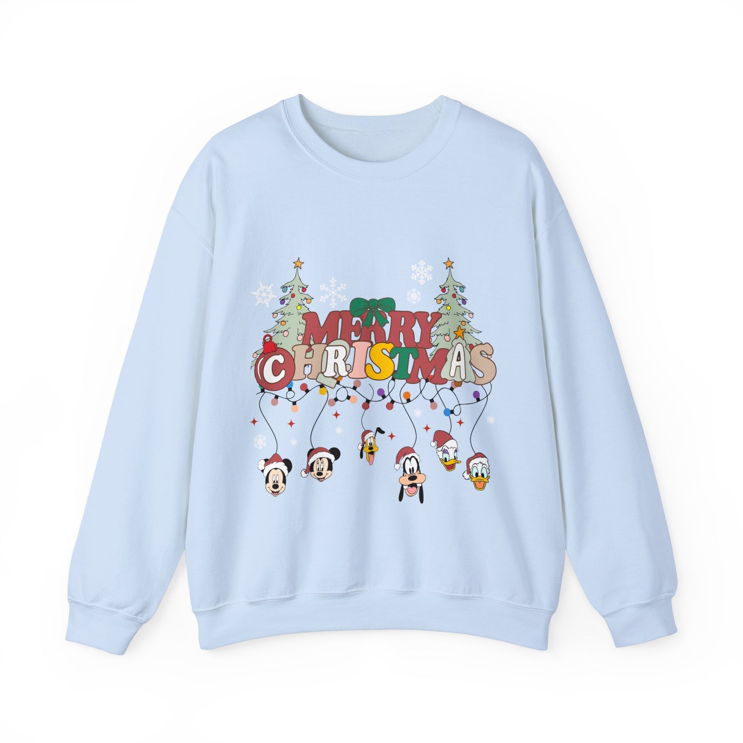 Mickey Merry Christmas Unisex Heavy Blend™ Crewneck Sweatshirt