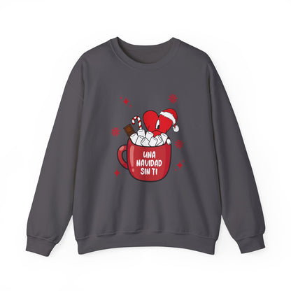 Bad Bunny Christmas Sweatshirt, Retro Vintage Bad Bunny Shirt, Una Navidad Sin Ti Sweatshirt, Pop Music lover Gift,Bad Bunny Xmas Gifts Tees