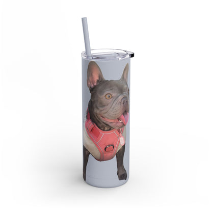 Cute Frenchie Tumbler | Life is Better with a Frenchie | Dog Lover Gift | Travel Mug | Funny Drinkware | Pet Lover Gift | Birthday Gift