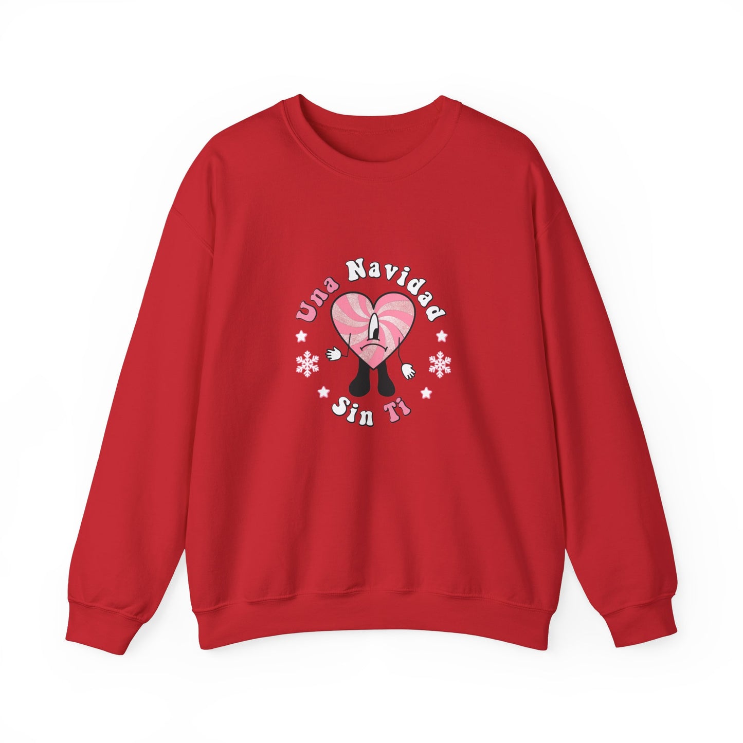 Bad Bunny Christmas Sweatshirt, Retro Vintage Bad Bunny Shirt, Una Navidad Sin Ti Sweatshirt, Pop Music lover Gift,Bad Bunny Xmas Gifts Tees