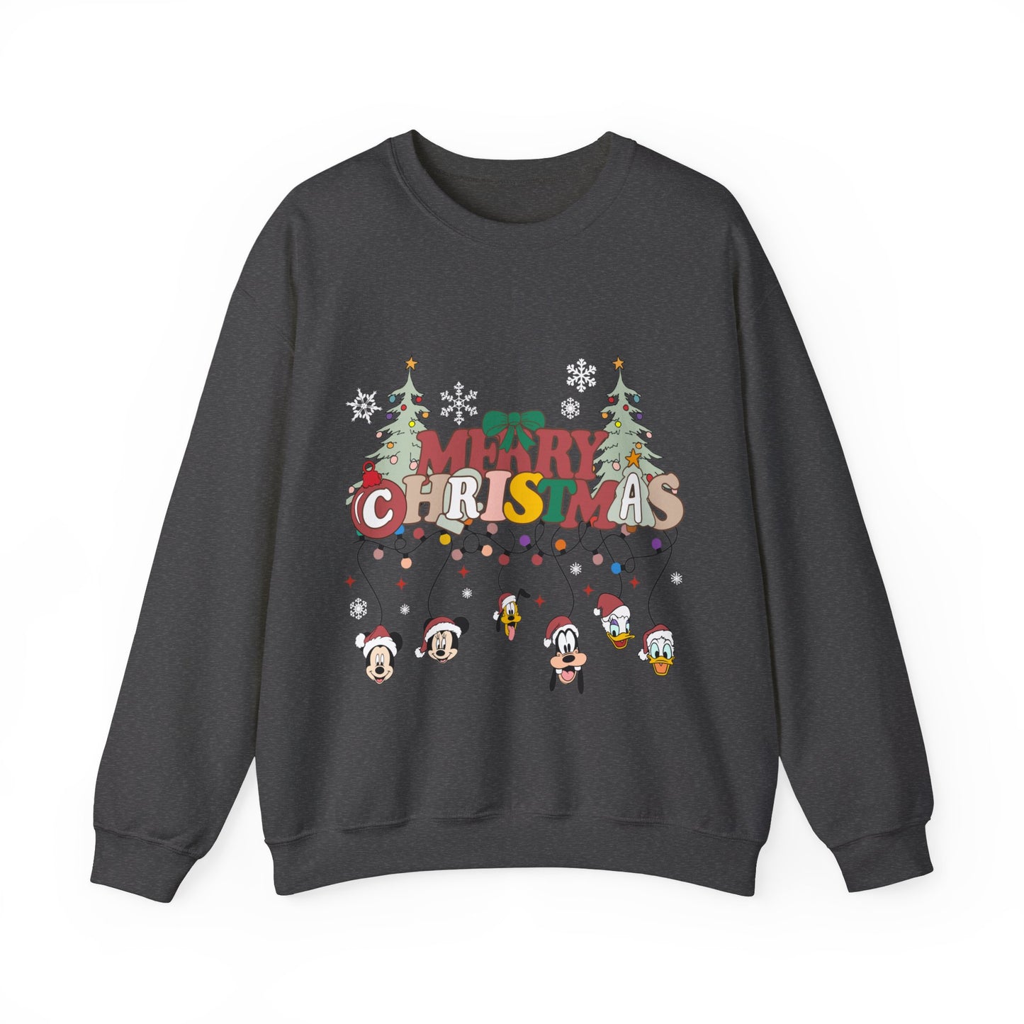 Mickey Merry Christmas Unisex Heavy Blend™ Crewneck Sweatshirt