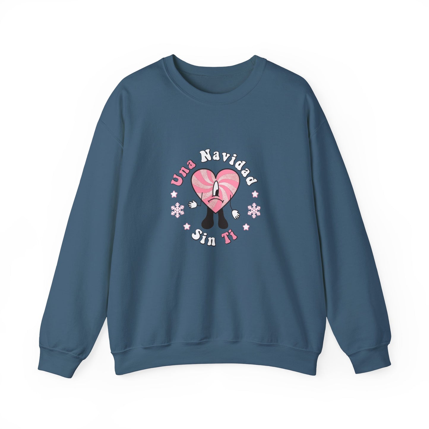 Bad Bunny Christmas Sweatshirt, Retro Vintage Bad Bunny Shirt, Una Navidad Sin Ti Sweatshirt, Pop Music lover Gift,Bad Bunny Xmas Gifts Tees