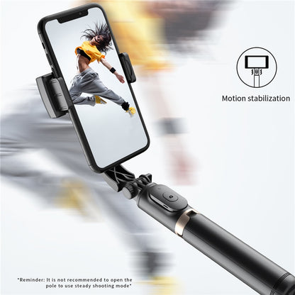 Stabilizer Selfie Stick Foldable Wireless Tripod with Bluetooth Shutter Monopod for IOS, Android