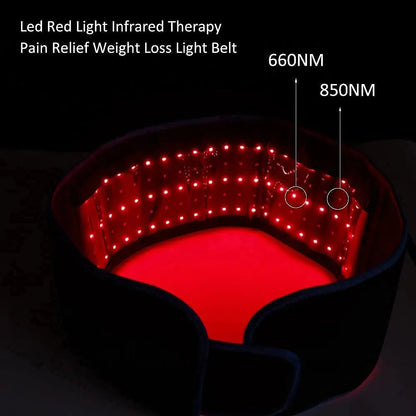 Red Light Therapy Belt| Pain Relief, Fat Reduction, Body Contouring, 660nm:850nm