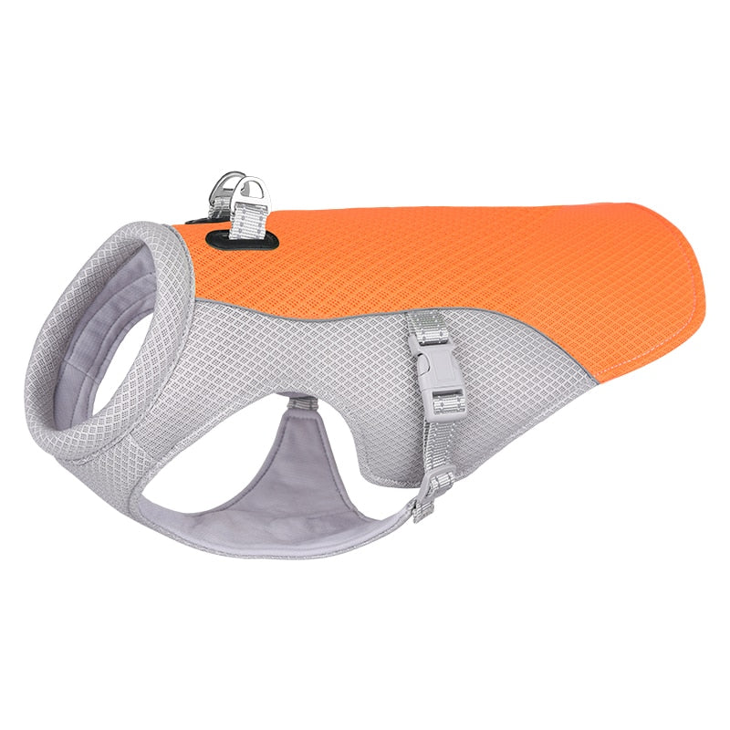 Summer Dog Cooling Vest Harness Reflective