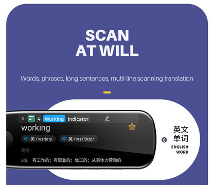 Smart Voice Scan Translator Pen Travel Abroad Dictionary Pen