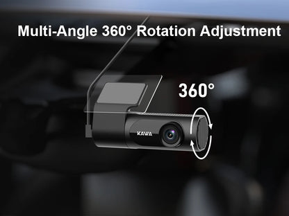 Dash Camera for Car 1440P Video Recorder Voice Control 24H Parking Mode App Control Night Vision