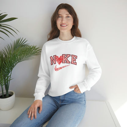 Valentine Day Printed Sweatshirt, Vintage Butterfly Sweatshirt, Crewneck Sweatshirt, Vintage Sweater,Printed Hoodie, Trendy Sweashirt Crewneck Sweatshirt - ESSENTIALS365