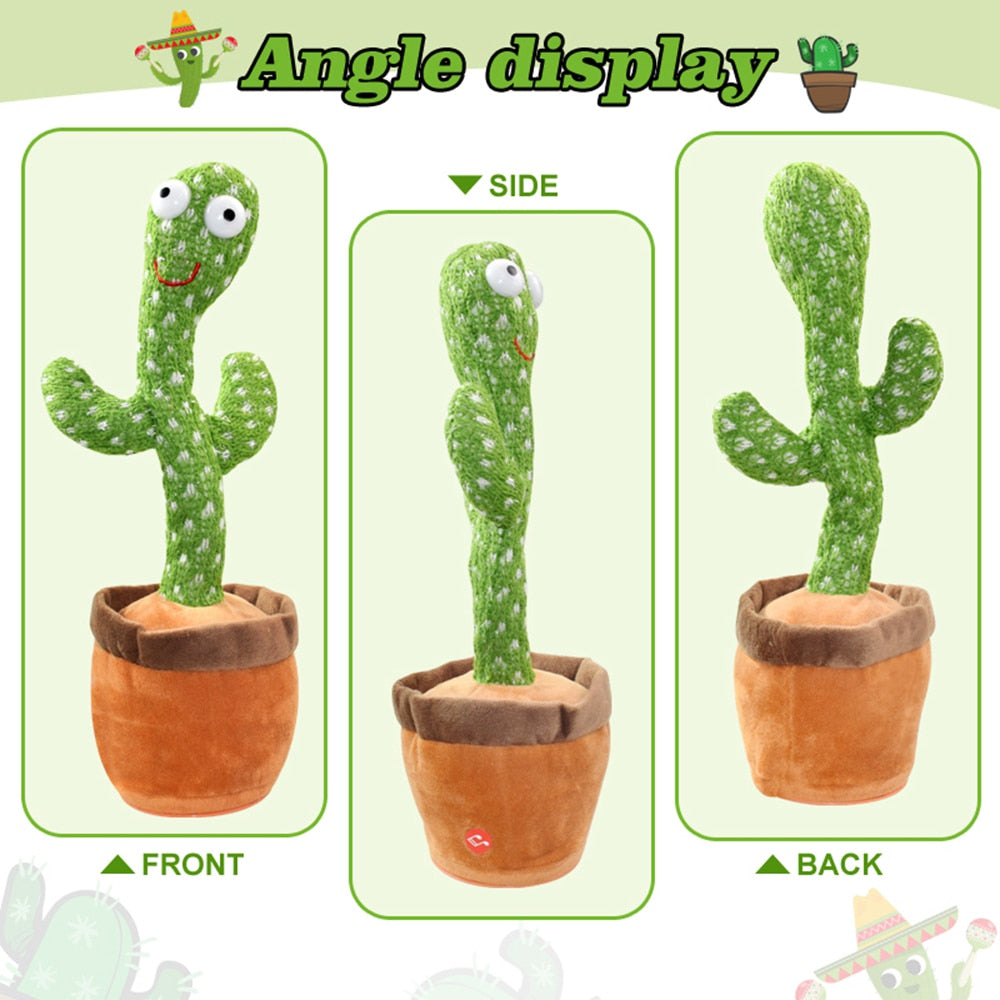 Dancing Cactus Electronic Plush Toys - ESSENTIALS365