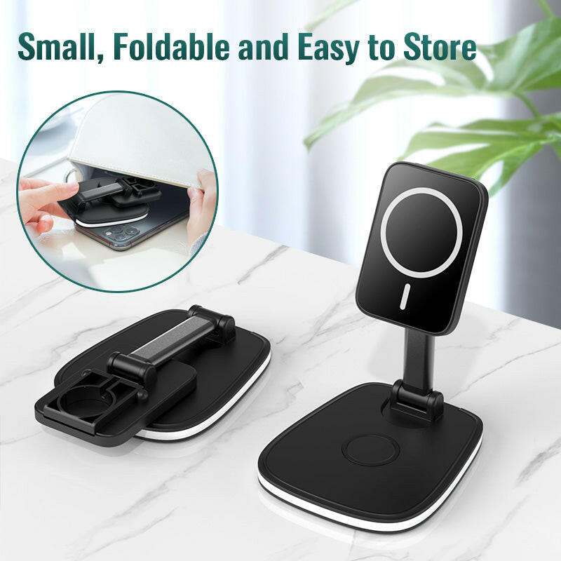 3in1  15W Folding Wireless Magnetic Charger - ESSENTIALS365