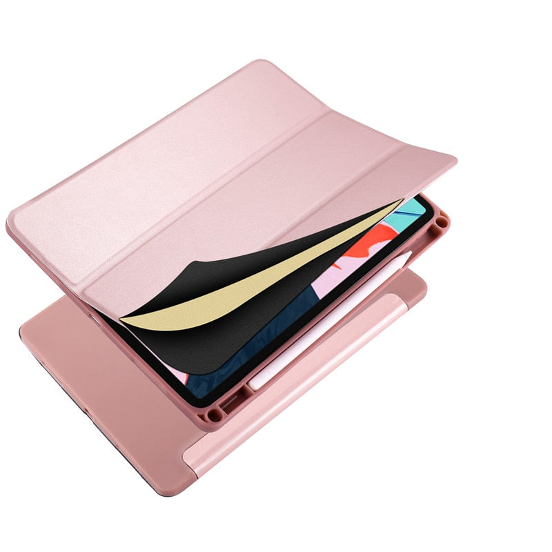 Cover Trifold Stand Case with Pencil Holder Cover for iPad Pro11 tablet case - ESSENTIALS365