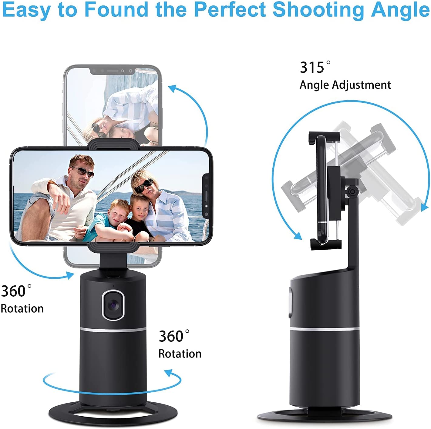 Tripod Smart Selfie 360° Tracker - ESSENTIALS365