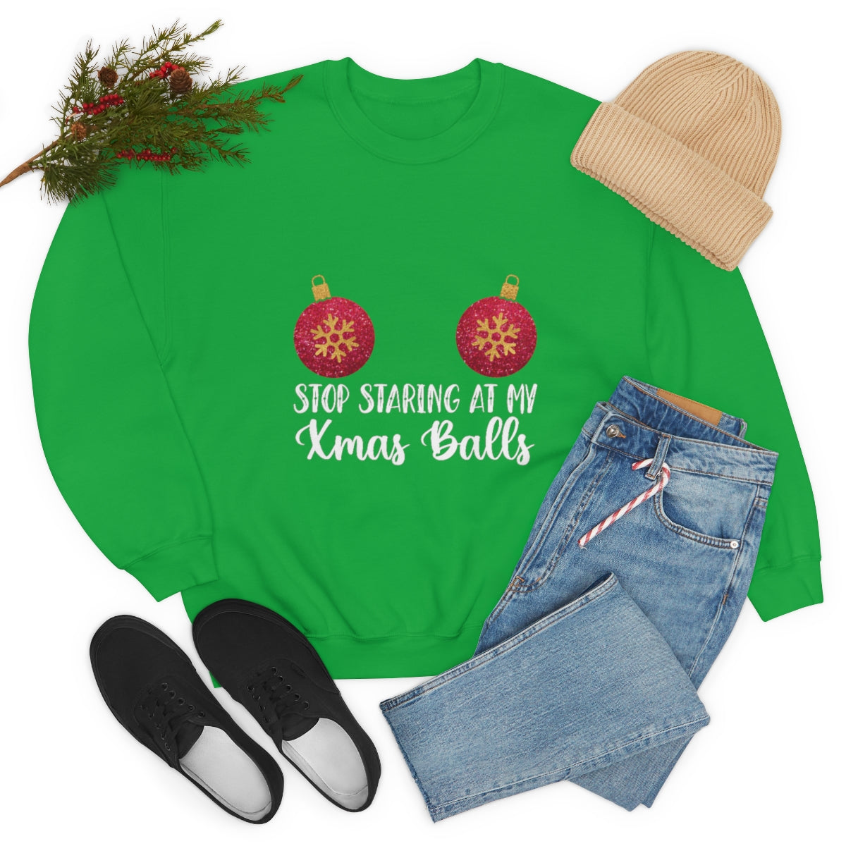 Christmas Sweatshirt, SweatshirtUnisex Heavy Blend™ Crewneck Sweatshirt - ESSENTIALS365