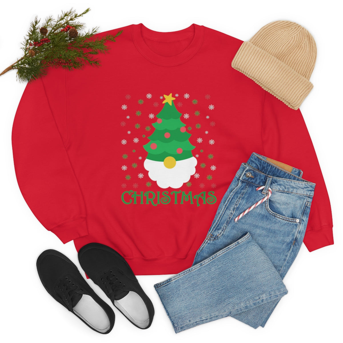 Christmas Sweatshirt, SweatshirtUnisex Heavy Blend™ Crewneck Sweatshirt - ESSENTIALS365