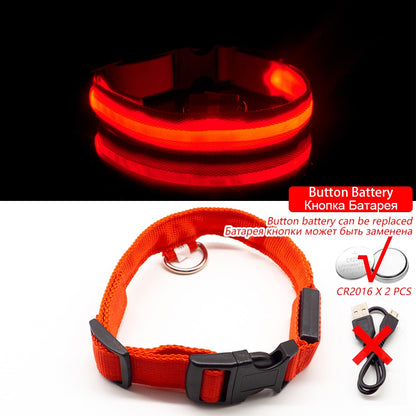 USB Charging Led Dog Collar - ESSENTIALS365