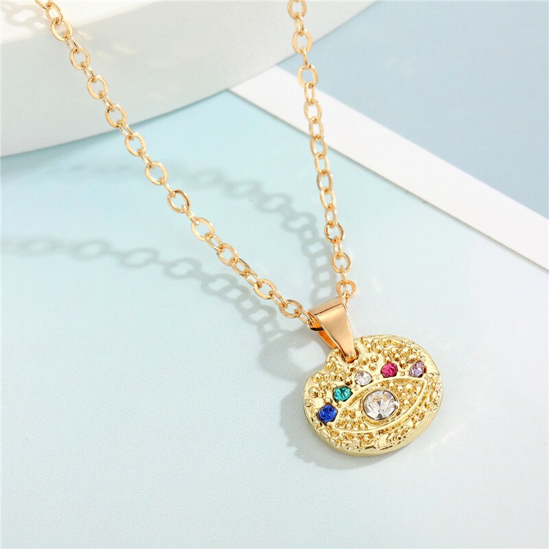 Crystal Turkish Evil Eye Necklace - ESSENTIALS365