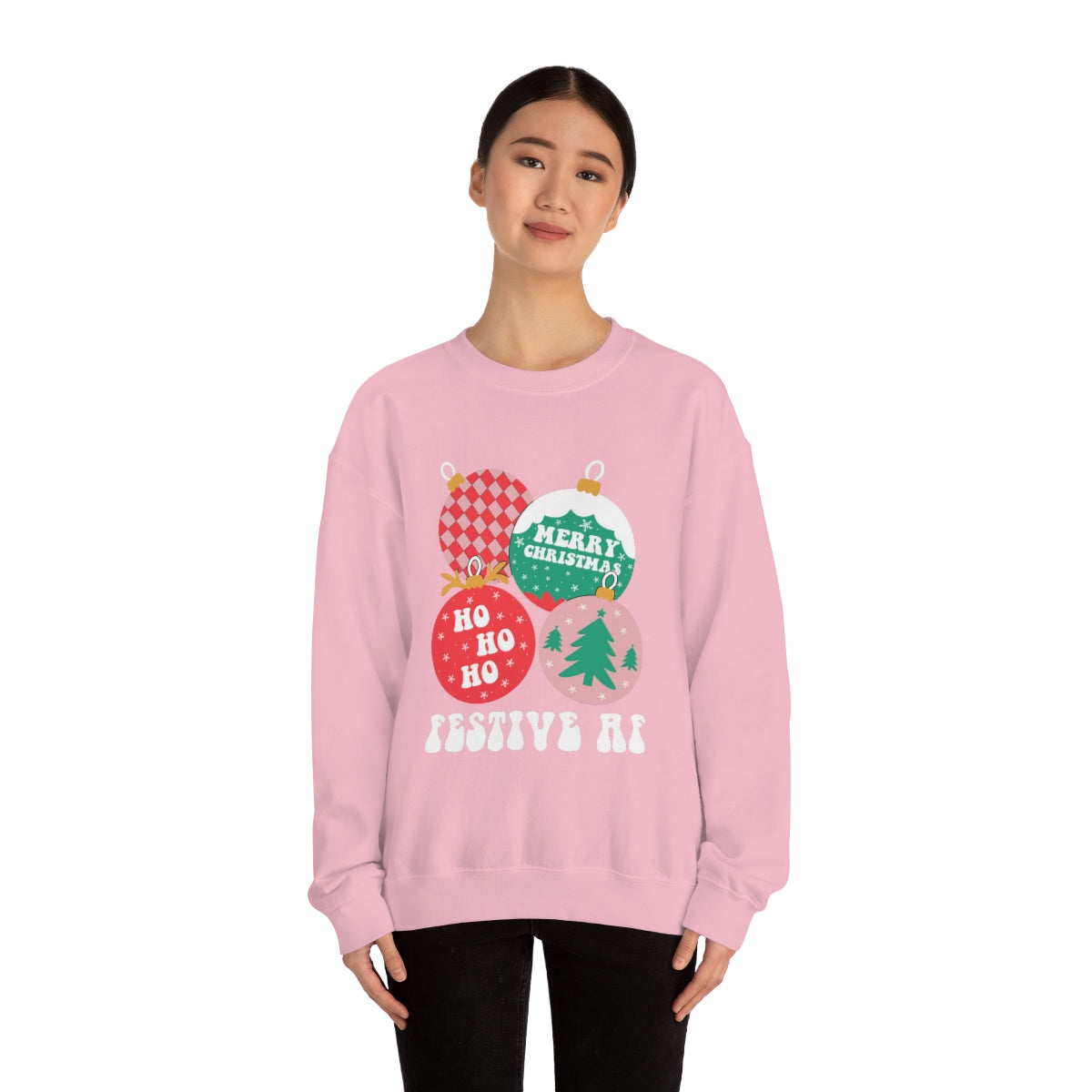 Christmas Sweatshirt, Christmas Sweater, Christmas Crewneck, Christmas Tree Sweatshirt, Holiday Sweaters, Winter SweatshirtUnisex Heavy Blend™ Crewneck Sweatshirt - ESSENTIALS365