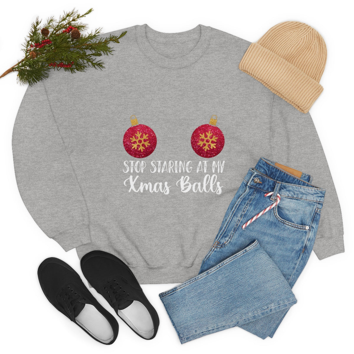 Christmas Sweatshirt, SweatshirtUnisex Heavy Blend™ Crewneck Sweatshirt - ESSENTIALS365