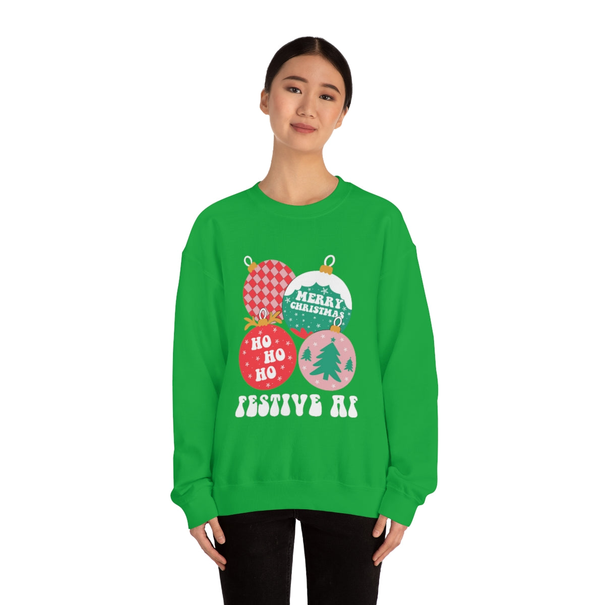 Christmas Sweatshirt, Christmas Sweater, Christmas Crewneck, Christmas Tree Sweatshirt, Holiday Sweaters, Winter SweatshirtUnisex Heavy Blend™ Crewneck Sweatshirt - ESSENTIALS365