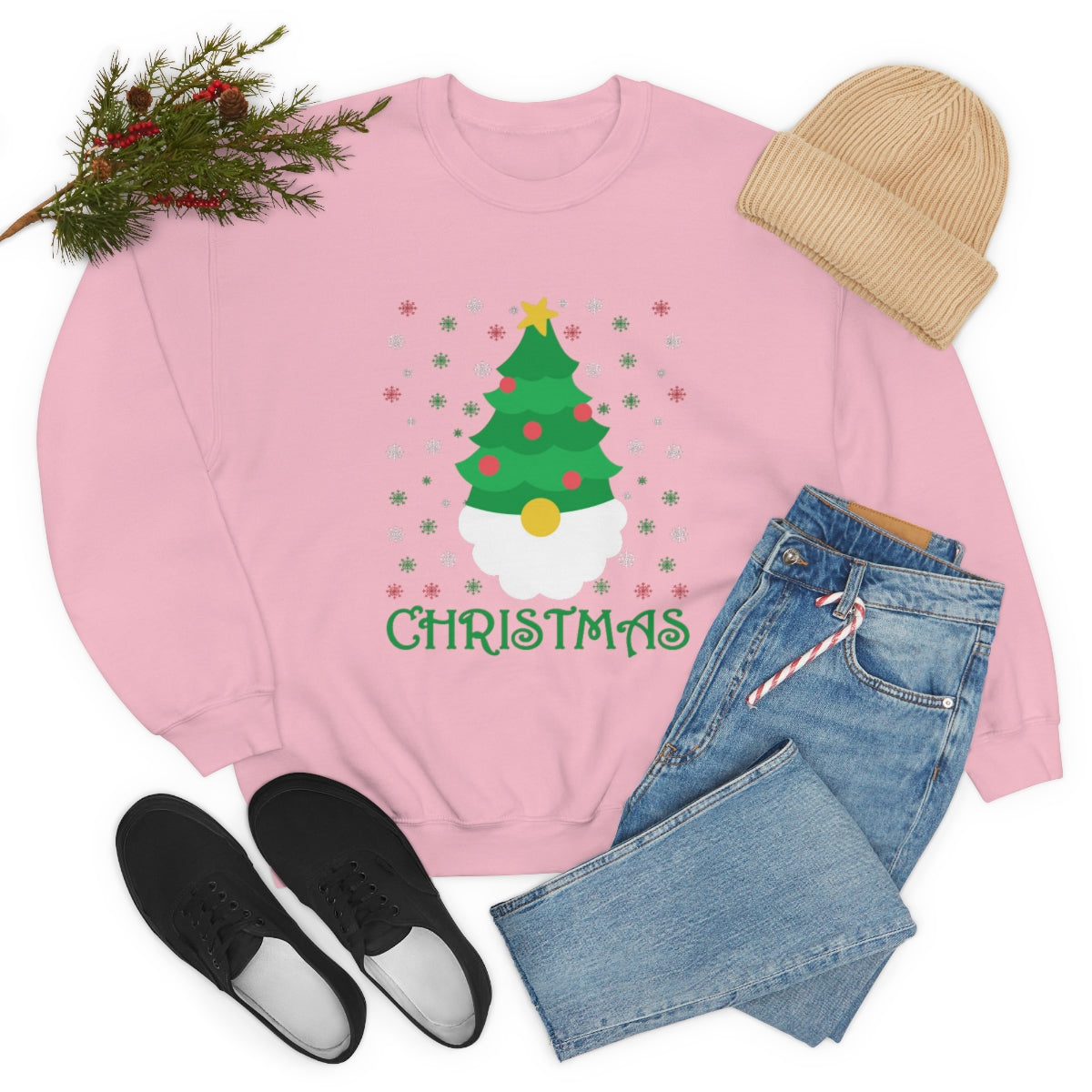 Christmas Sweatshirt, SweatshirtUnisex Heavy Blend™ Crewneck Sweatshirt - ESSENTIALS365