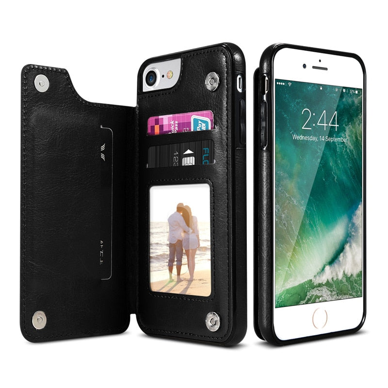 IPHONE CASE Retro Leather Case - ESSENTIALS365