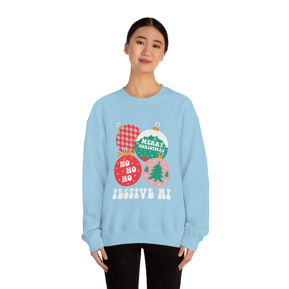 Christmas Sweatshirt, Christmas Sweater, Christmas Crewneck, Christmas Tree Sweatshirt, Holiday Sweaters, Winter SweatshirtUnisex Heavy Blend™ Crewneck Sweatshirt - ESSENTIALS365