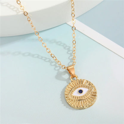 Crystal Turkish Evil Eye Necklace - ESSENTIALS365