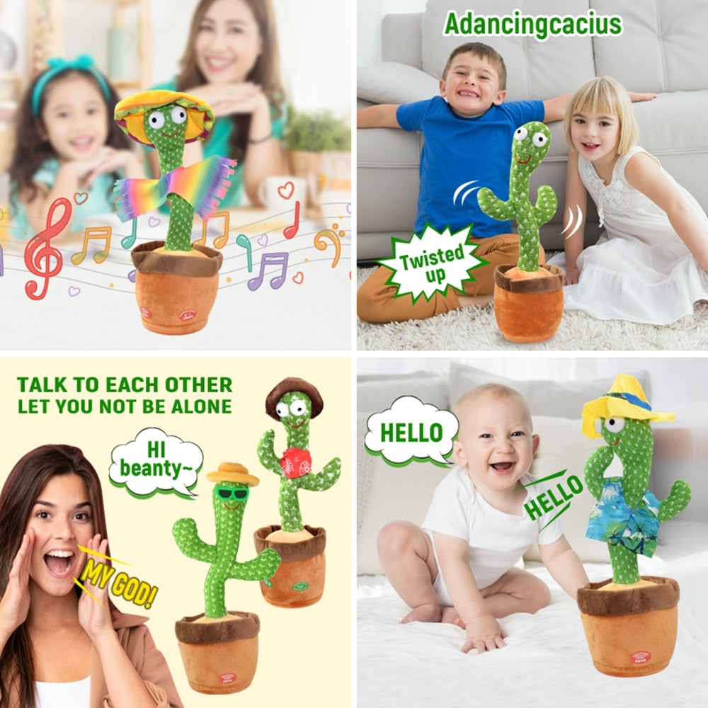 Dancing Cactus Electronic Plush Toys - ESSENTIALS365