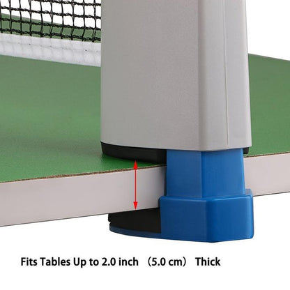 Easy Install Retractable Table Tennis Net - ESSENTIALS365