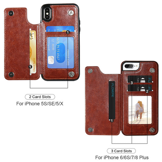 IPHONE CASE Retro Leather Case - ESSENTIALS365