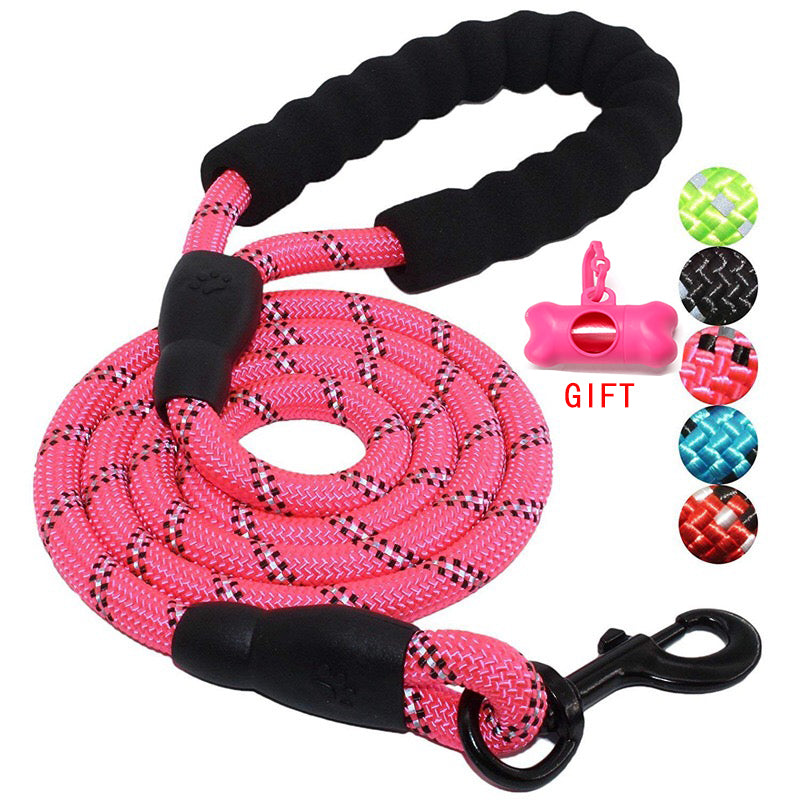 Durable Nylon Dog harness Color 1.5M Pet Dog Leash Walking Training Leash Cats Dogs Leashes Strap Dog Belt Rope - ESSENTIALS365