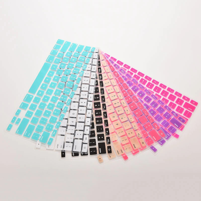 Candy Colors Silicone Keyboard Cover Sticker - ESSENTIALS365