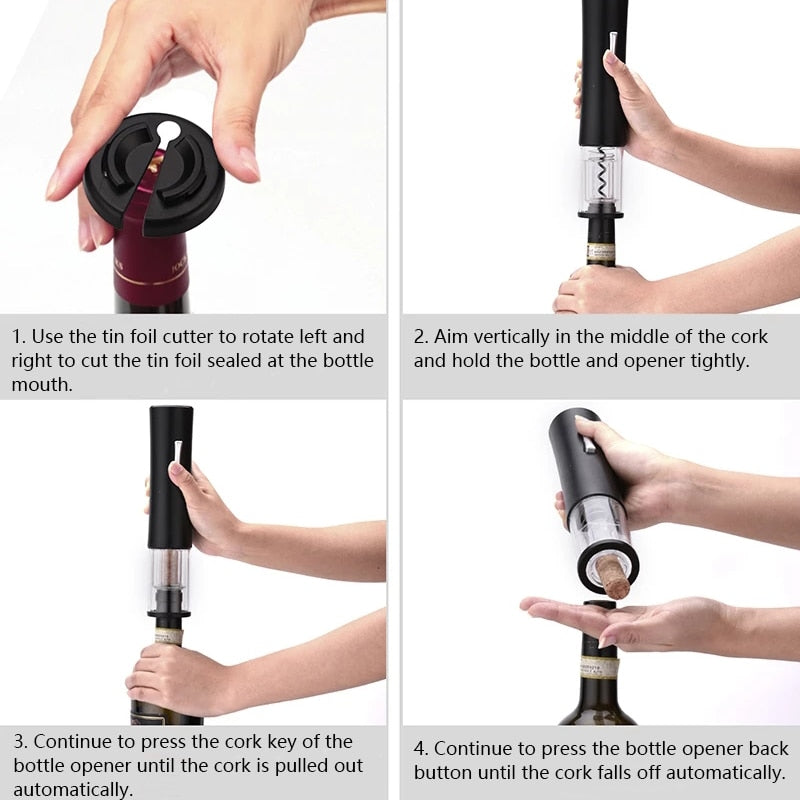 Automatic Wine Bottle Opener - ESSENTIALS365