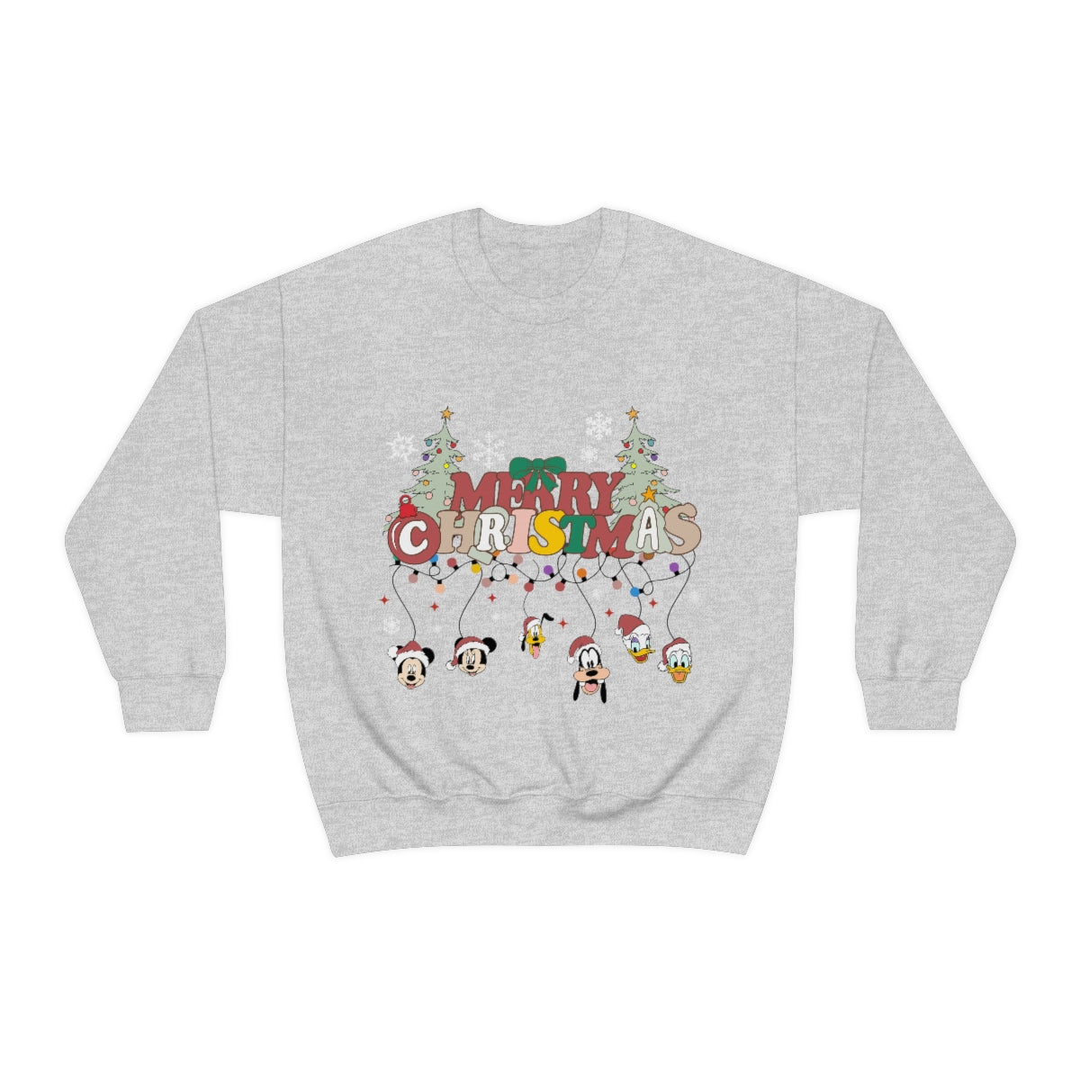 Mickey Merry Christmas Unisex Heavy Blend™ Crewneck Sweatshirt - ESSENTIALS365