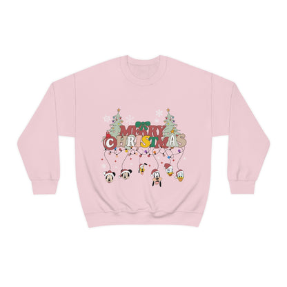 Mickey Merry Christmas Unisex Heavy Blend™ Crewneck Sweatshirt - ESSENTIALS365