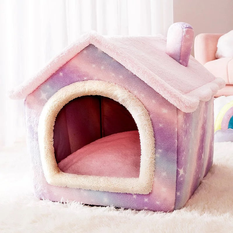 Foldable Deep Sleep Pet Cat House - ESSENTIALS365