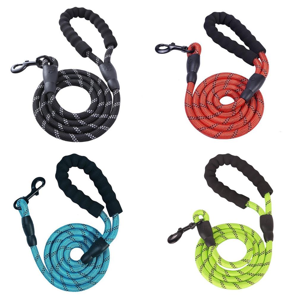 Durable Nylon Dog harness Color 1.5M Pet Dog Leash Walking Training Leash Cats Dogs Leashes Strap Dog Belt Rope - ESSENTIALS365