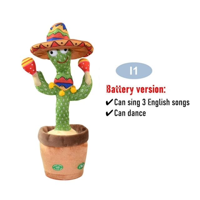 Dancing Cactus Electronic Plush Toys - ESSENTIALS365