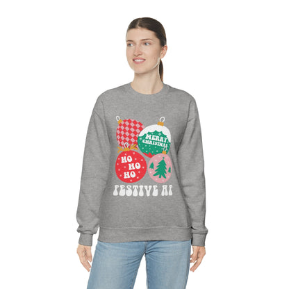 Christmas Sweatshirt, Christmas Sweater, Christmas Crewneck, Christmas Tree Sweatshirt, Holiday Sweaters, Winter SweatshirtUnisex Heavy Blend™ Crewneck Sweatshirt - ESSENTIALS365