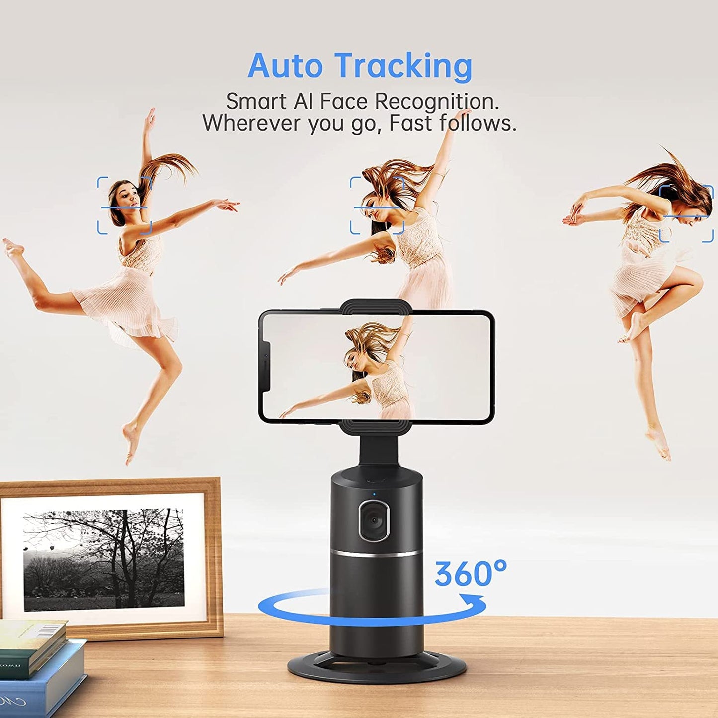 Tripod Smart Selfie 360° Tracker - ESSENTIALS365